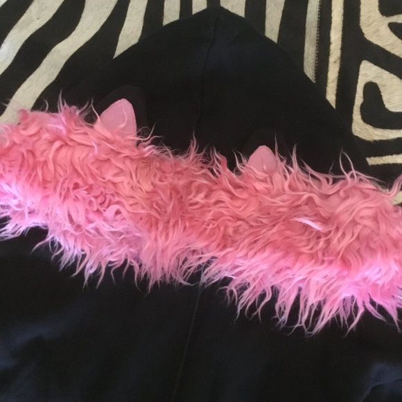 hot topic Emily the strange sweatshirt with ears size XXL vintage Y2K (fits XL - Picture 2 of 5